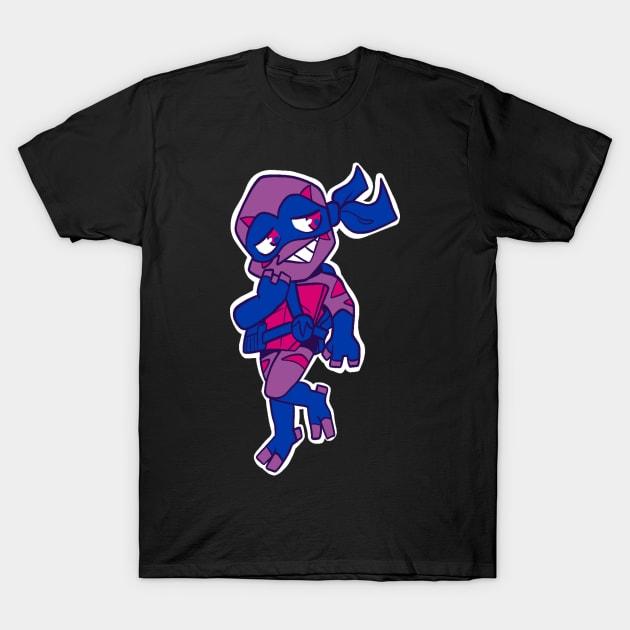 Leo Bisexual Flag ROTTMNT T-Shirt by lillastarr